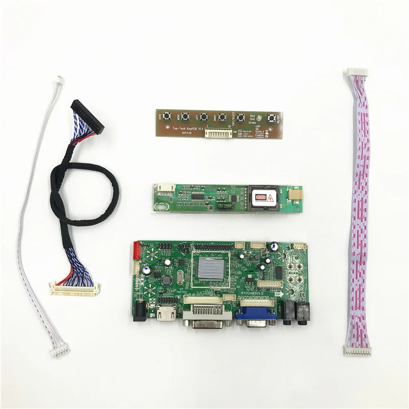 

LCD controller board Built-in Jump Cap program VGA HDMI-compatible support for 15.4 inch 1280X800 LVDS LCD panel AUO B154EW01