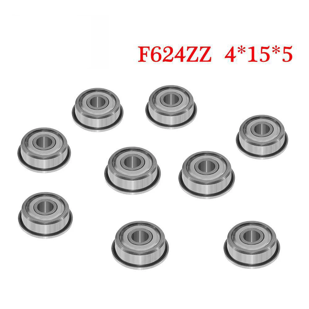 4pcs 3D Printers Parts Deep Groove Pulley Wheel Aluminium Part F604ZZ F623ZZ F624ZZ F625ZZ F626ZZ F608ZZ F688ZZ Flange bear