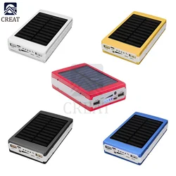 Power Bank DIY Box and Shell 5*18650 Battery Case Holder Solar Power Bank Case DIY Box Dual USB Power Bank DIY Kit No Battery