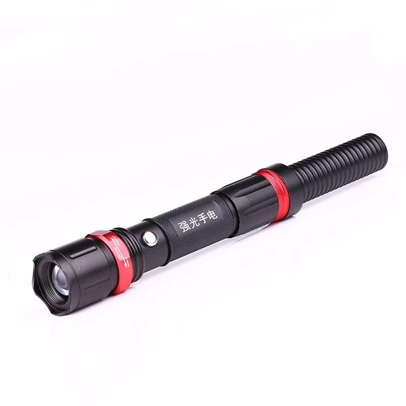 LED Light Charging Flashlight, Outdoor Lighting, Night Camping Equipment, Knives, Rotating Focus