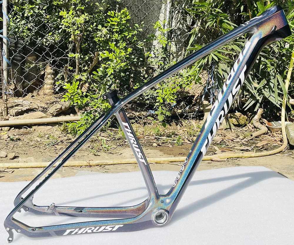 THRUST Carbon Frame 29er 15 17 19 Carbon mtb Frame BSA BB30 Bike Bicycle Frame boost mtb frame 148 12 quadro carbono mtb 29er