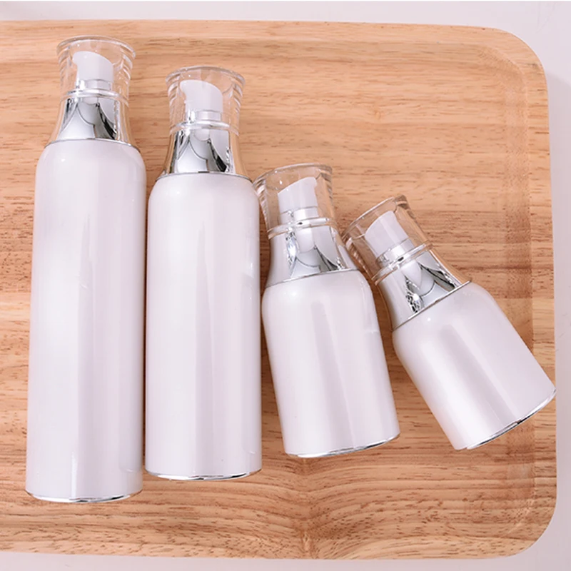 Luxury Facial Cream Jars 15G 30G 50G Acrylic Cosmetic Airless Serum Lotion Pump Containers Makeup Case Refillable Bottle 6pcs