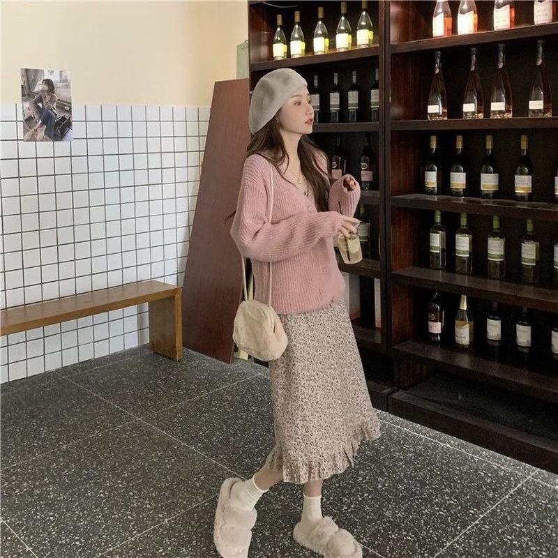 Abito da donna vintage casual vestito estivo femminile estivo Boho sexy floreale albero commestibile fungo sottile tutto-fiammifero alla moda stile coreano a-line