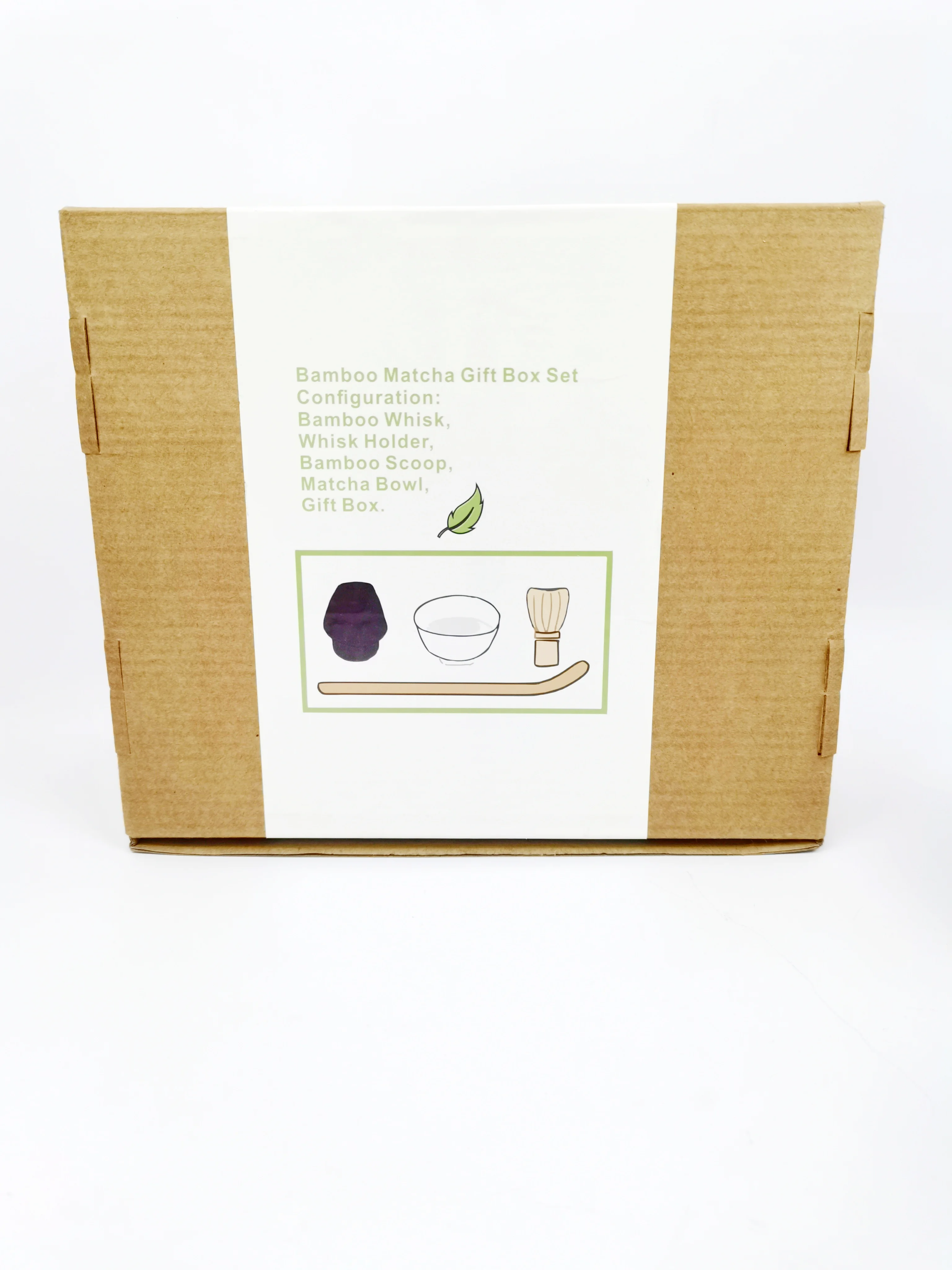 Traditional matcha powder green tea bamboo whisk tea sets gift box packaging matcha tea kit sets