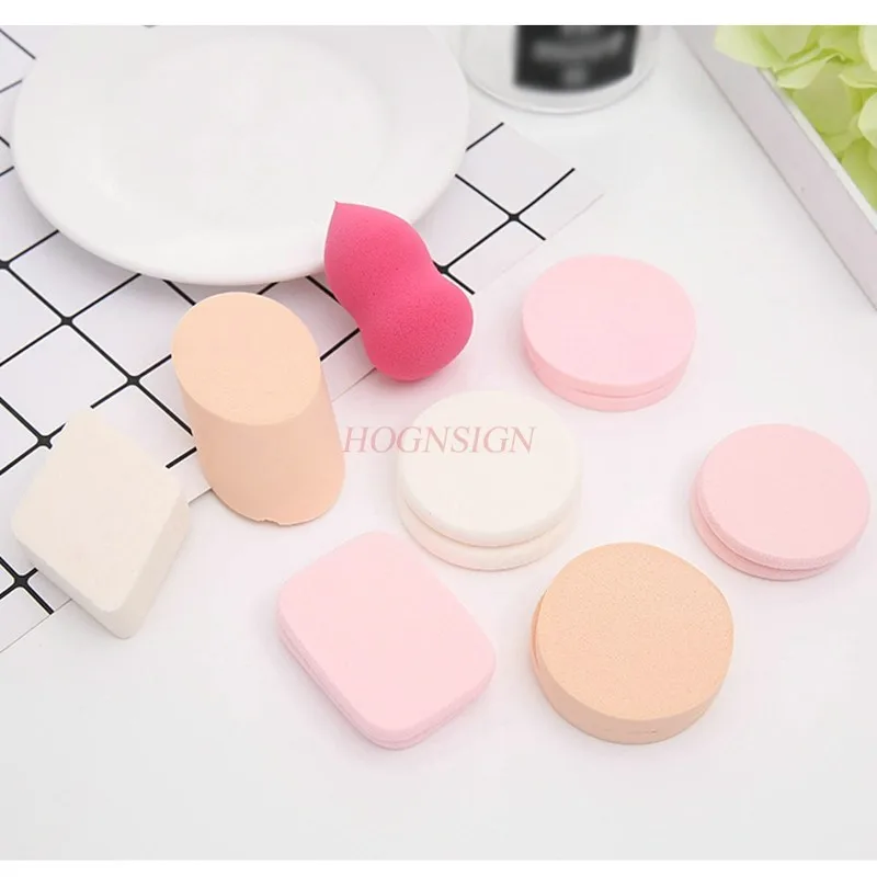 13 Pcs Dry And Wet Makeup Puff Beauty Hoist Edging Puff Makeup Remover Cotton Sale