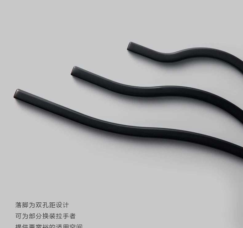 TONA Black Cabinet Handle Cabinet Pulls Drawer Handle Knobs Cupboard Handles Furniture Hardware Dresser Knobs Bathroom