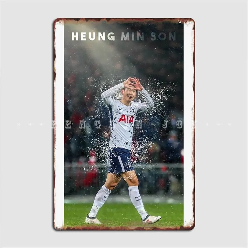 Heung-Min Son Metal Plaque Poster Wall Pub Pub Garage Personalized Wall Decor Tin Sign Posters