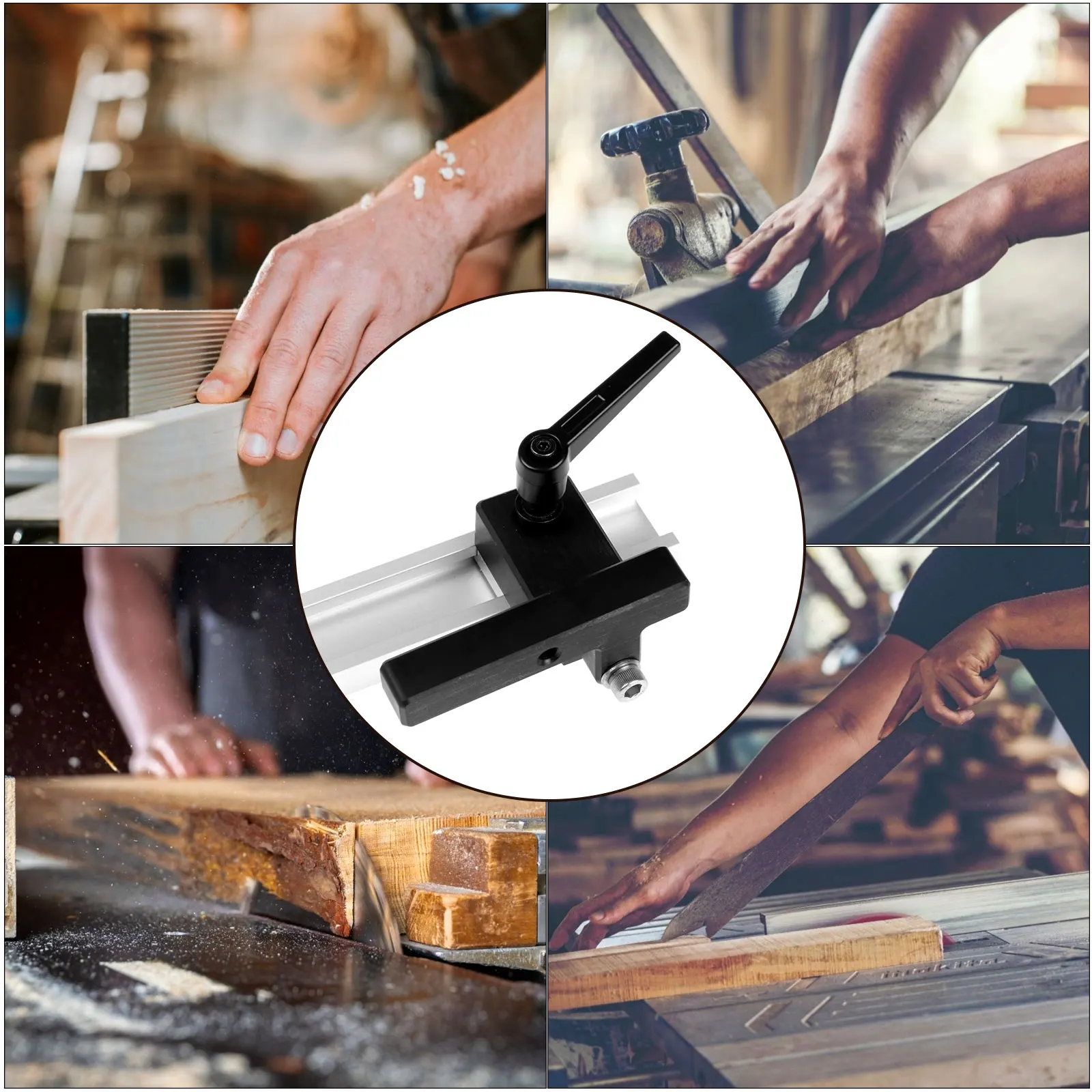 New Miter T Track Stop for 30mm T-Slot Woodworking Guide Rail 30 Type T-Tracks