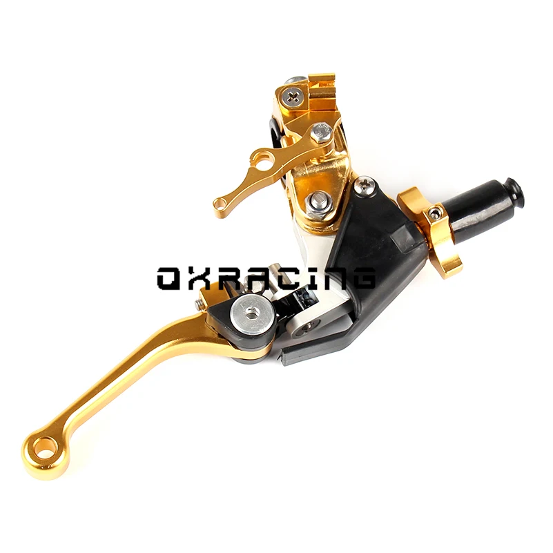 Universal Motorcycle CNC 270 degree\'s Folding Clutch Lever For CRF KLX YZF RMZ KAYO BSE Dirt Bike MX Motocross Enduro Off Road