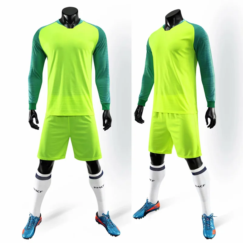 

Goalkeeper jerseys winter longsleeve soccer jerseys set Men football Training Uniform kids Children Doorkeepers Doorman Shirt