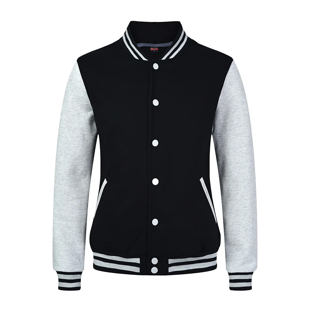 Baseball Jackets Men New Fashion Design Slim Fit College Varsity Coat Women's Jacket Support Custom Print Photo/Text