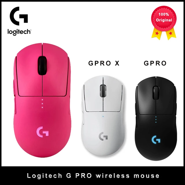 LOGITECH-ワイヤレスGProゲーミングマウス,超軽量,25k,gPD付き,ピンク,ギフト用 - AliExpress