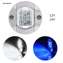 Easy Installation Boat LED Stern Light Bright Night Light for Yacht 12/24V Light 75mm Diameter Round LED Light