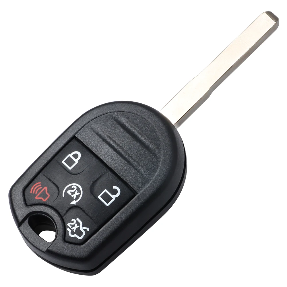 KEYECU Head Key OUC6000022 For Ford Transit Focus 2012 2013 2014 2015 2016 2017 2018 Escape Fiesta  Remote Fob 315MHz 4D63 Chip