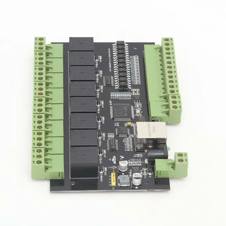 The 8-way Network Relay Automatically Obtains the Switching Value from IP Ethernet to 485 and Transmits It Through Modbus TCP