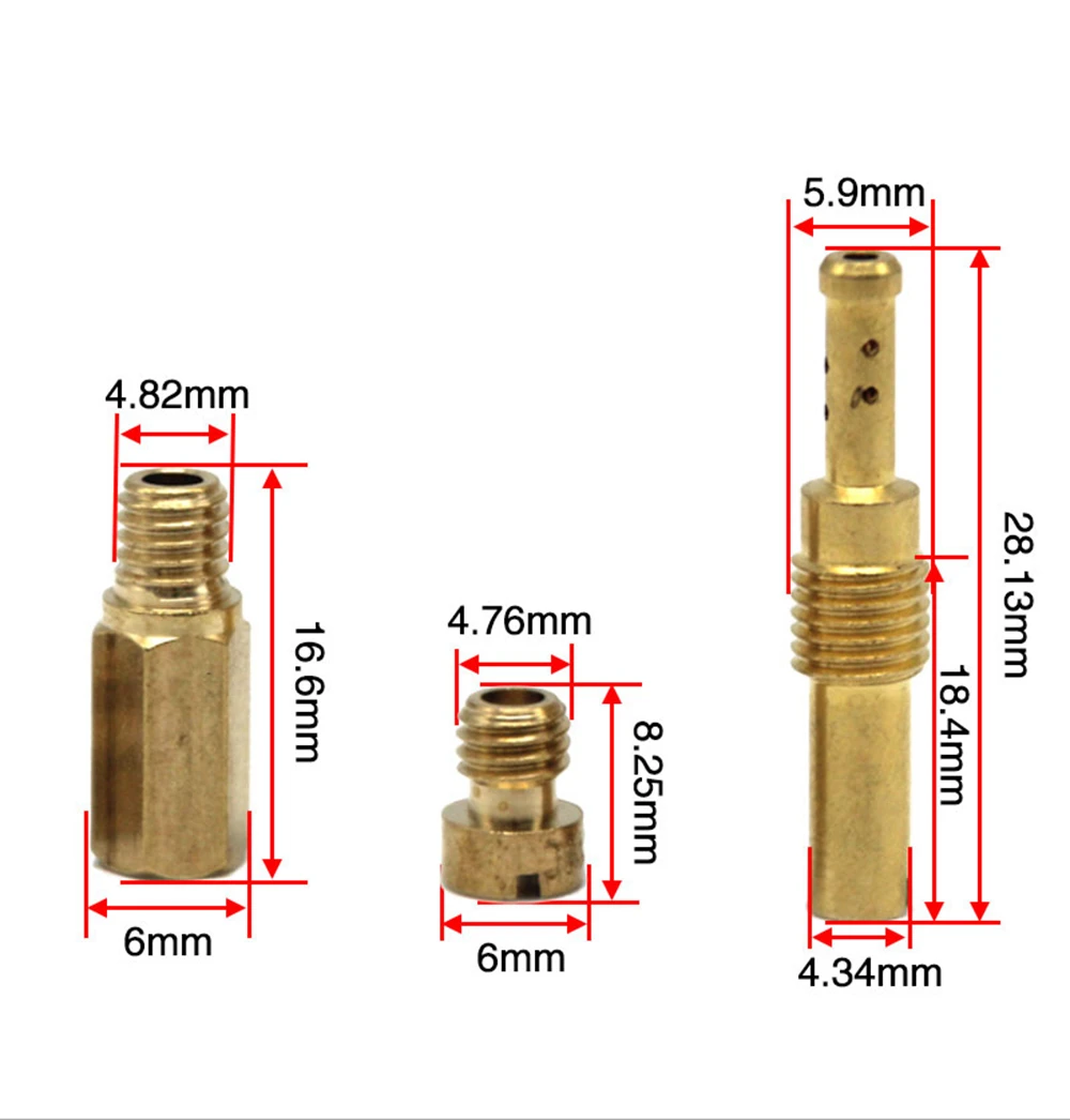 Carburetor Main Jet Kit with Slow/Pilot Jet Set Replacement Fir For NSR KSR PWK PWM Keihin OKO CVK Motorcycle Carburetor