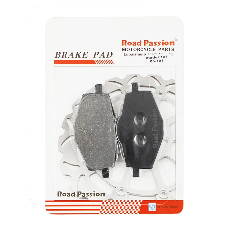 RoadPassion Motorcycle Front and Rear Brake Pads For YAMAHA DT125RE DT125 DT 125 RE 2005 2006 2007