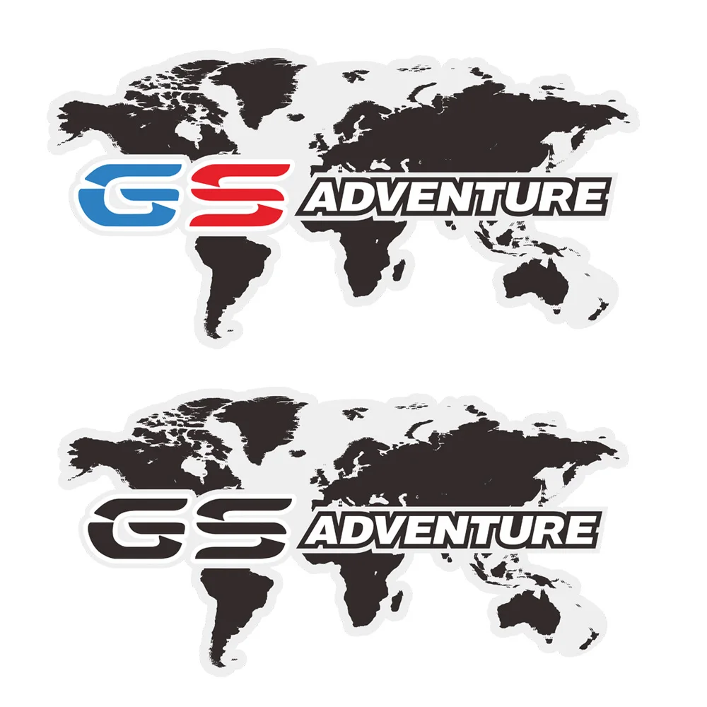 For BMW R1200gs F850gs F800gs R1250gs F750gs R1150gs G310gs R 1200 F800 GS Adventure Panniers Luggage Aluminium Stickers Trunk