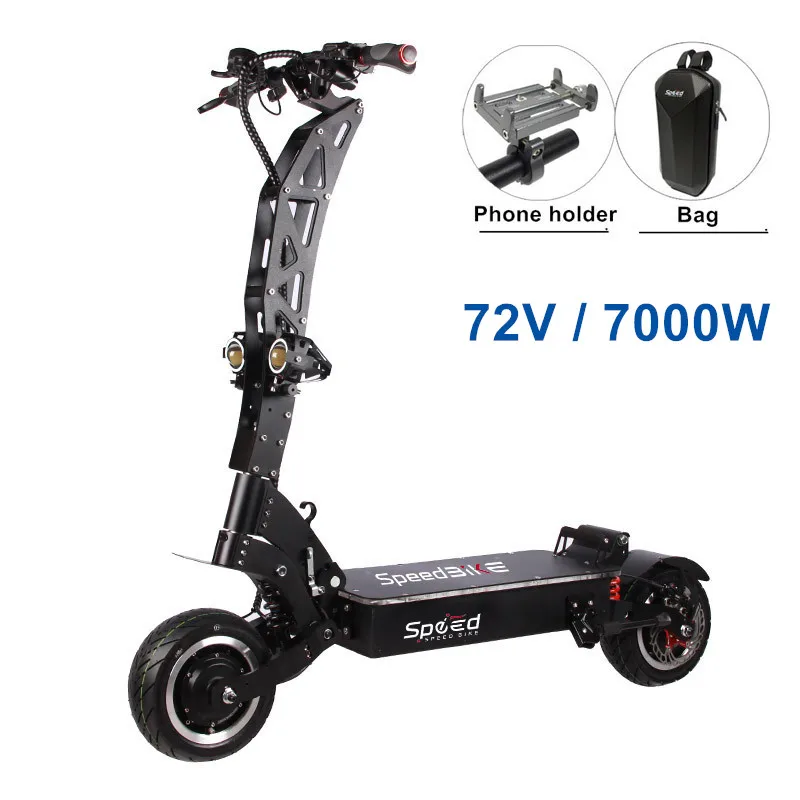 SpeedBike 7000W Electric Scooter with Dual Engine Motors drive good suspention E Scooter electrico Toursor