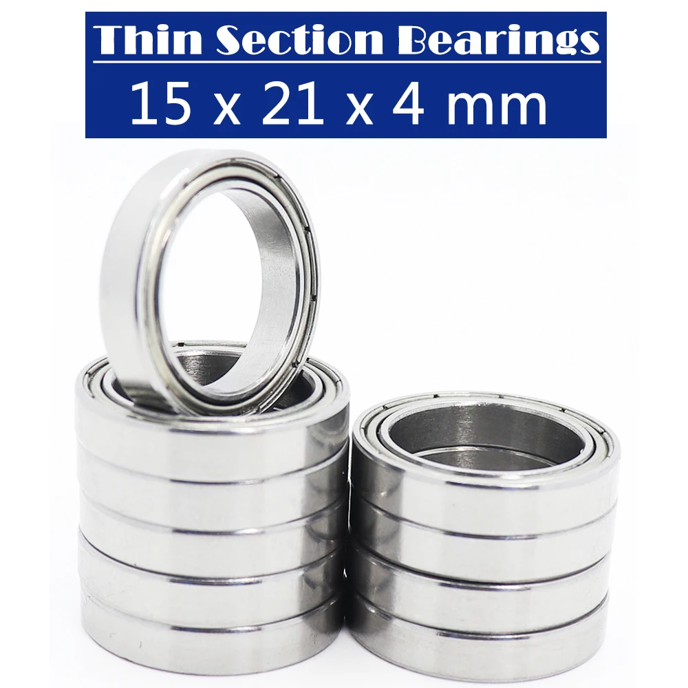 6702ZZ Bearing 15*21*4 mm ( 10 PCS ) Slim Thin Section 6702 Z ZZ Ball Bearings 61702 ZZ 6702z