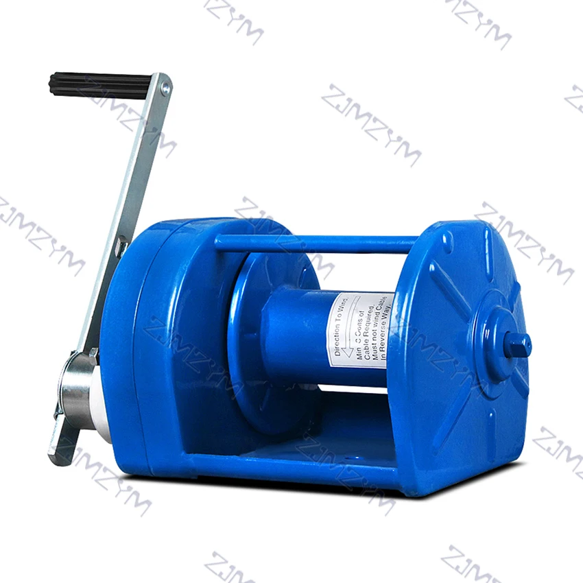 0.5T 6.125kn 120N Heavy-duty Hand Winch Self-locking Hoist Hand Winch Small Crane Tractor Manual Winch Hoist Without Wire Rope