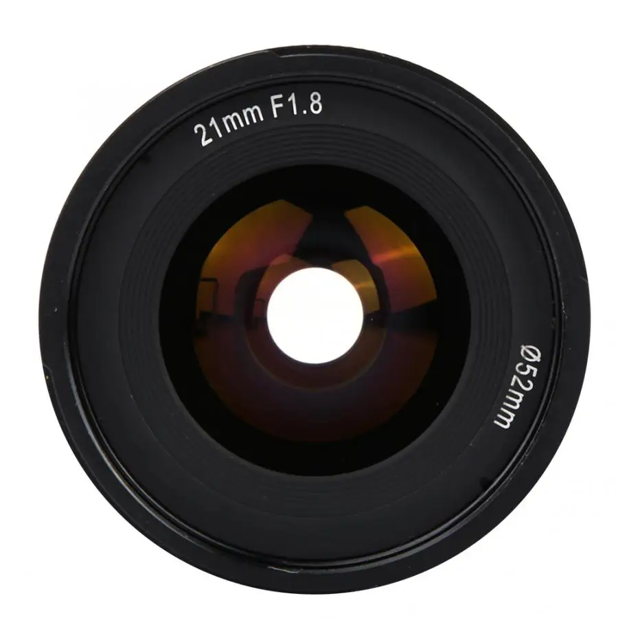 Kamlan 21mm F1.8  Lens Waterproof Mirrorless Camera MF Manual Fix Focus Prime for Canon EOS-M Sony E  Fuji X FX M4/3 for M1 M2