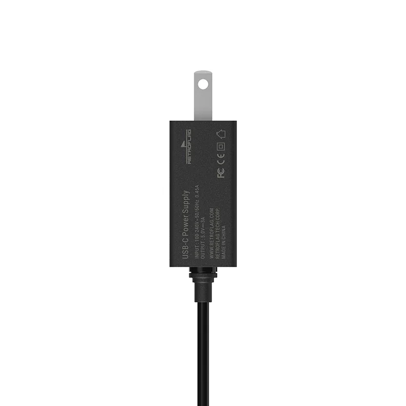 Adaptador de cargador Retroflag 5V 3A USB tipo C para Raspberry Pi 4 Raspberry Pi 4 NESPi 4 funda Retroflag PiStation fuente de alimentación