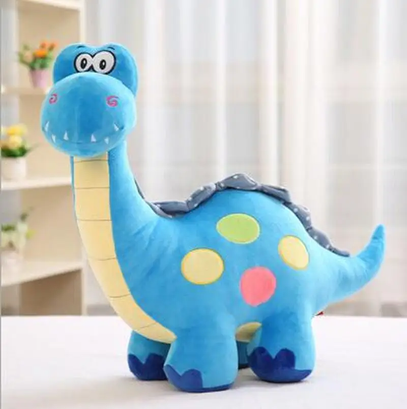 Brinquedos bonitos do luxuoso do dinossauro para crianças, bonecos recheados macios, passatempos, desenhos animados, meninos, bebê, presentes de aniversário, 35cm