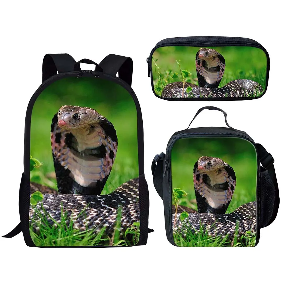 2021 Cobra Snake Kids Backpacks Kindergarten backpack Schoolbag Toddler Backpack Children School Bags Girls Boys Backpack