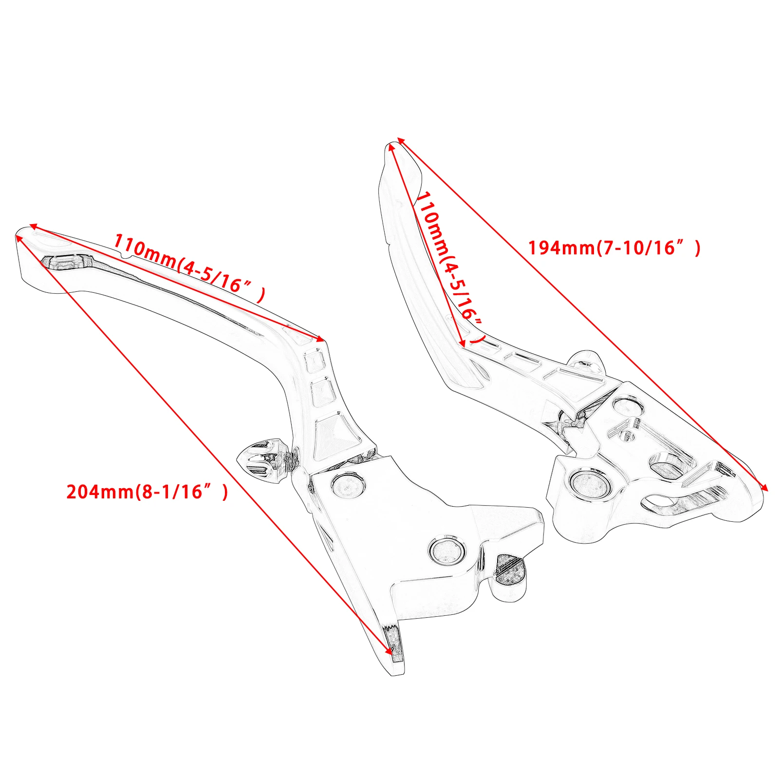 Brake Clutch Levers Hand Control Lever Kit For Harley-Davidson 2018 2019 2020 2021 Softail Models Motorcycle Accessories