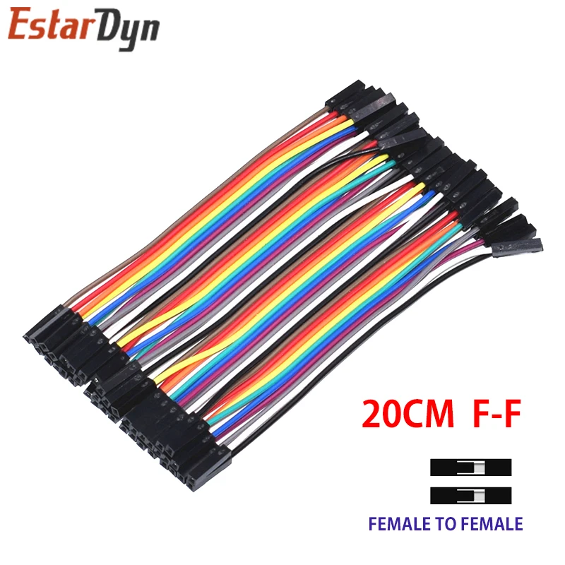 Dupont Lijn 10 cm/20 CM/30 CM Man op Man + Vrouw naar Man + Vrouw tot Vrouw Jumper Draad Dupont Kabel voor arduino DIY KIT - afbeelding 1
