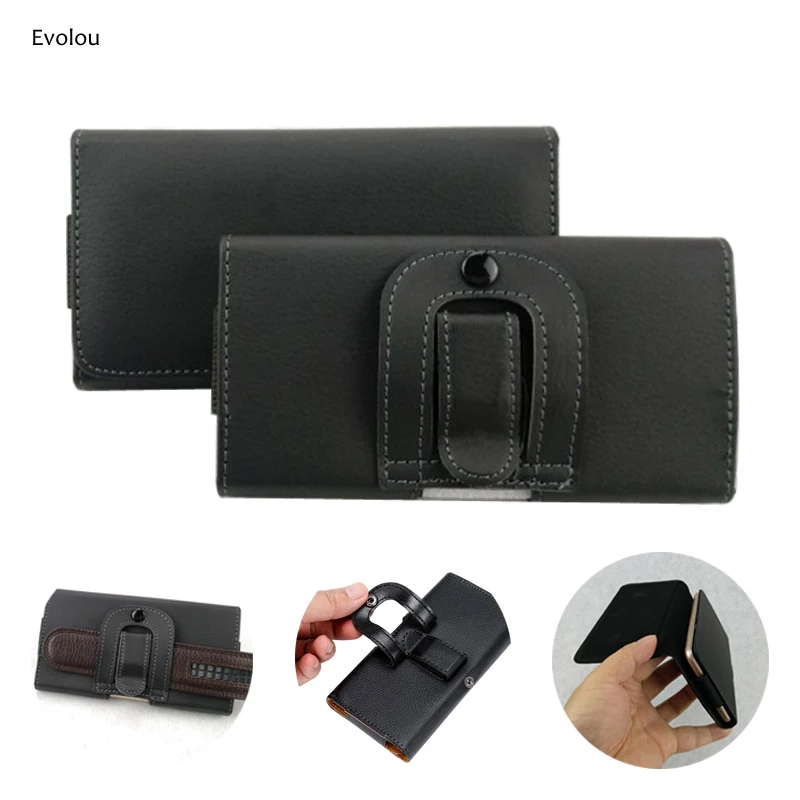 Leather Phone Bag For LG K92 K22 K52 K42 K71 K51S K50S K40S K41S Q61 Q51 K51 K50 K61 Magnetic Leather Case Waist Bag Belt Clip