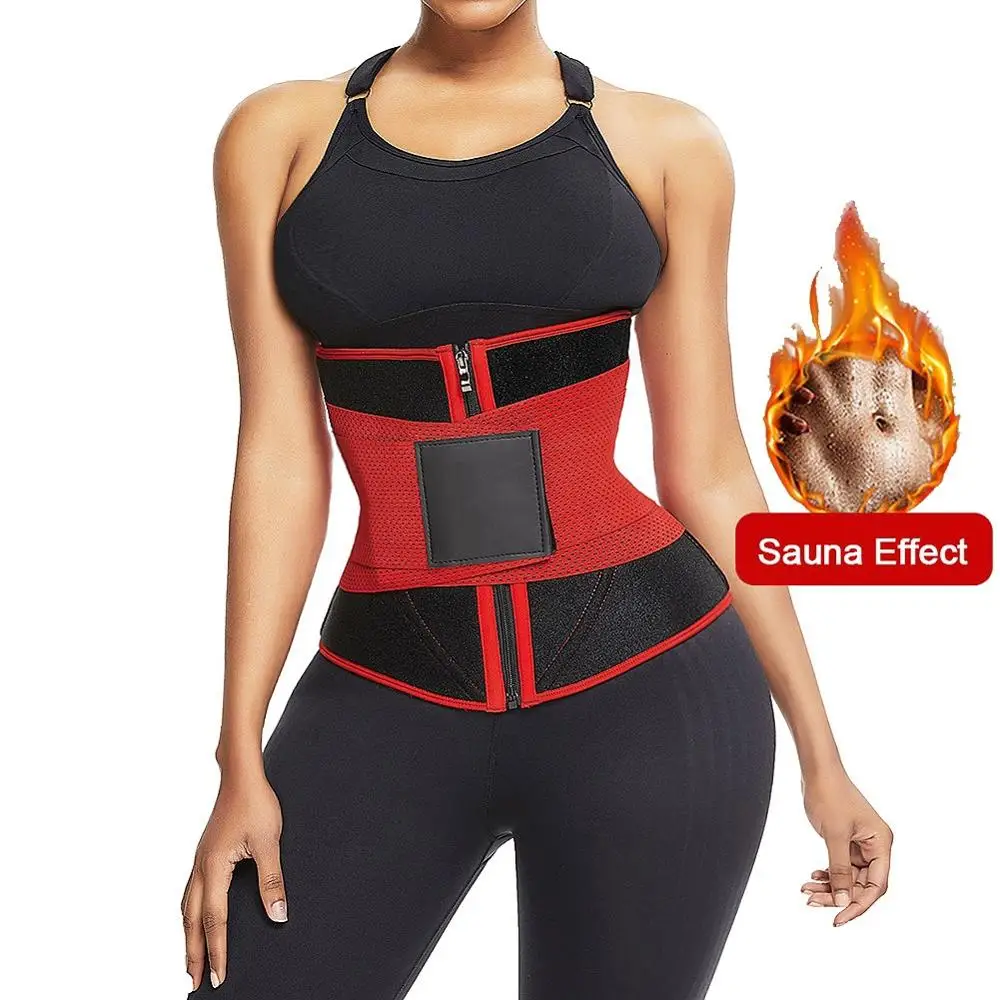 

Women Waist Trainer Body Shaper Tummy Corset Slimming Shapewear Belt Fat Burning Waistband Trimmer Modeling Strap