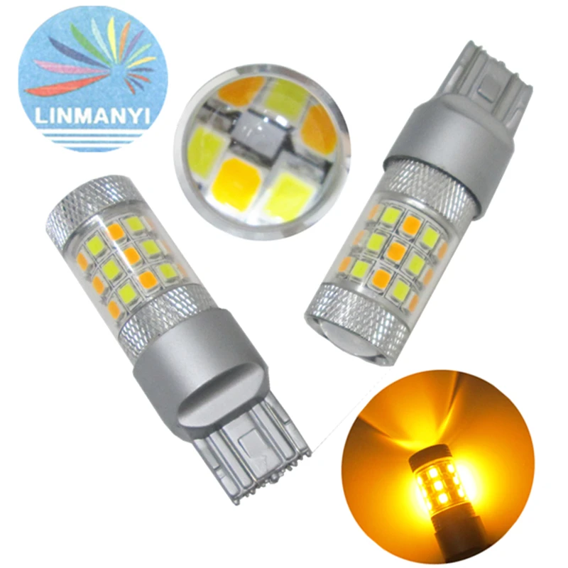 

2PCS Canbus S25 1156 P21W BA15S LED BAY15D BAU15S PY21W T20 LED 7440 7443 W21W 1157 led Bulbs For Turn Signal Light