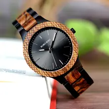 Wooden Men’s Watch with Luminous Hands #4