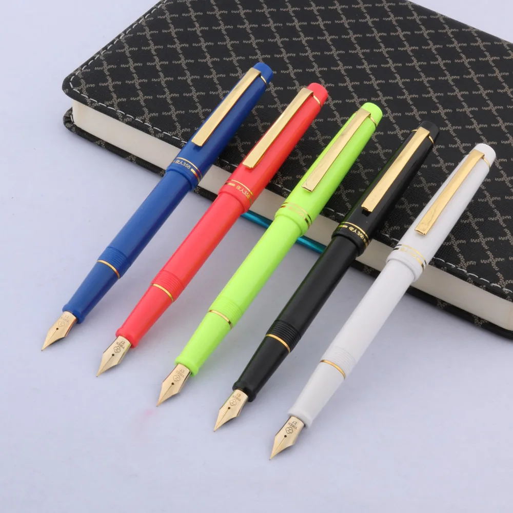 1 Pc High Quality Posture Correction Plastic Fashion Colorful Rotation EF Nib Fountain Pen