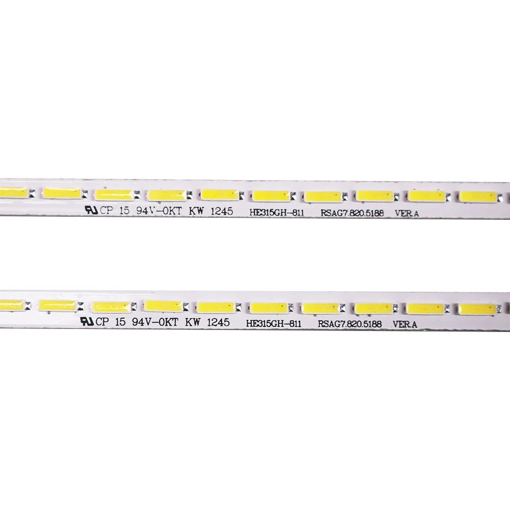 10 pcs/set LED backlight bar HE315GH-B11 RSAG7.820.5102 for LED32K160JD GT-1119424-A 44 LEDs 393MM new