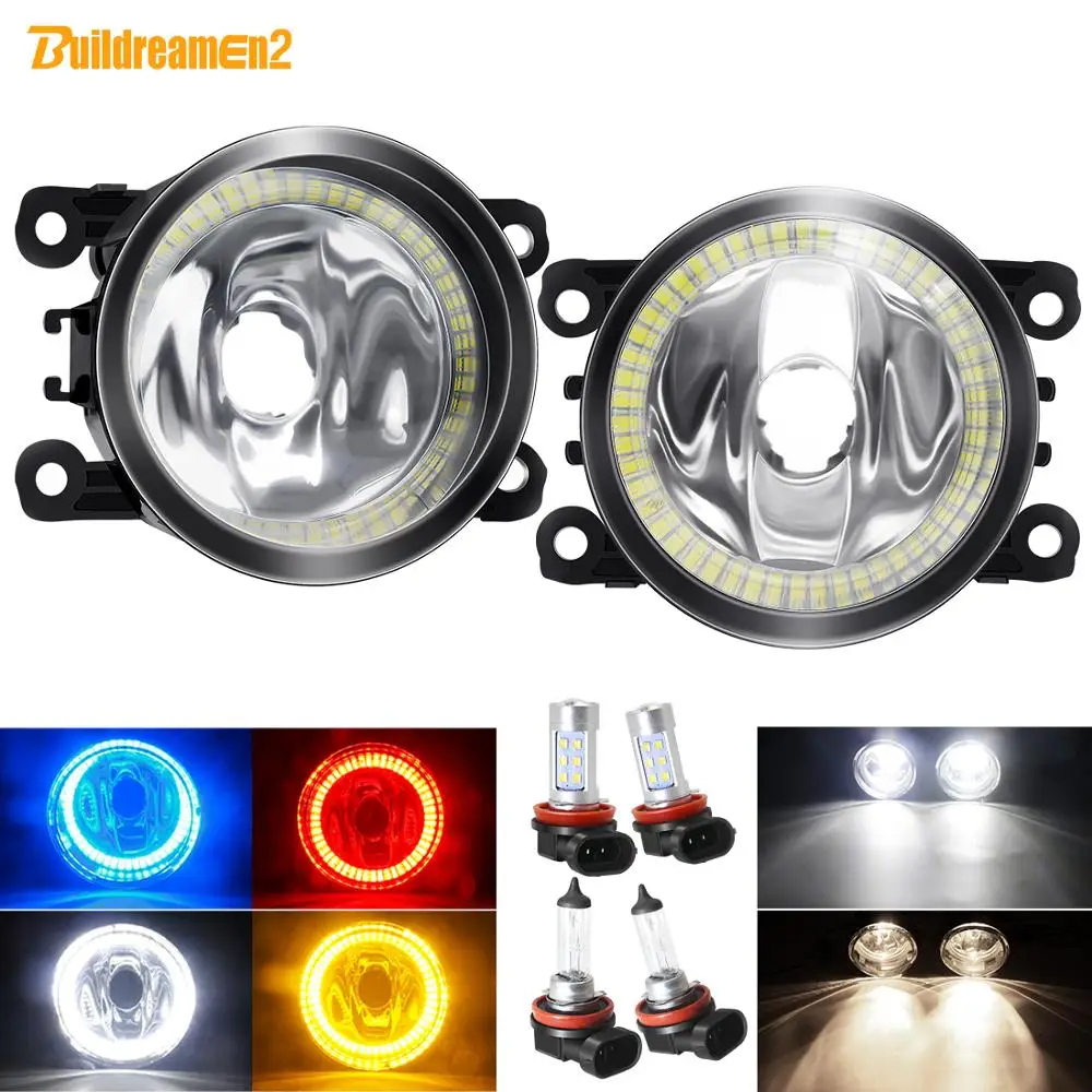 

Противотумансветильник Angel Eye для Mazda, Lincoln, Scion, Dacia, Duster, Sandero, Solenza, Logan, автомобильные гало, кольцевые противотуманные фары, дневные ходовые огни, 12 В