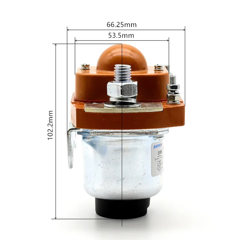 MZJ-400A ZJ400A 1NO Normal-Open 12V 24V 36V 48V 72V SZJ400A DC Contactor for Motor Forklift Electromobile Grab Vehicle Car Winch