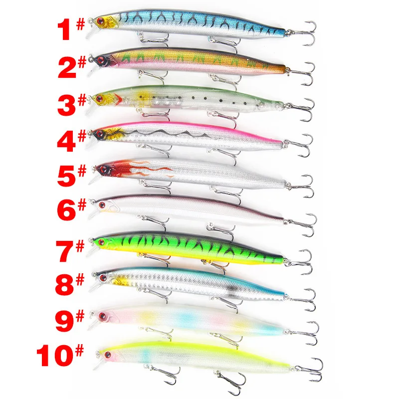 Minnow Bait Fishing Lure Weights 19.1g/13.5cm Mino 0.5-1.5m Floating Trolling Lure Isca Artificial Wobbler Articulos De Pesca