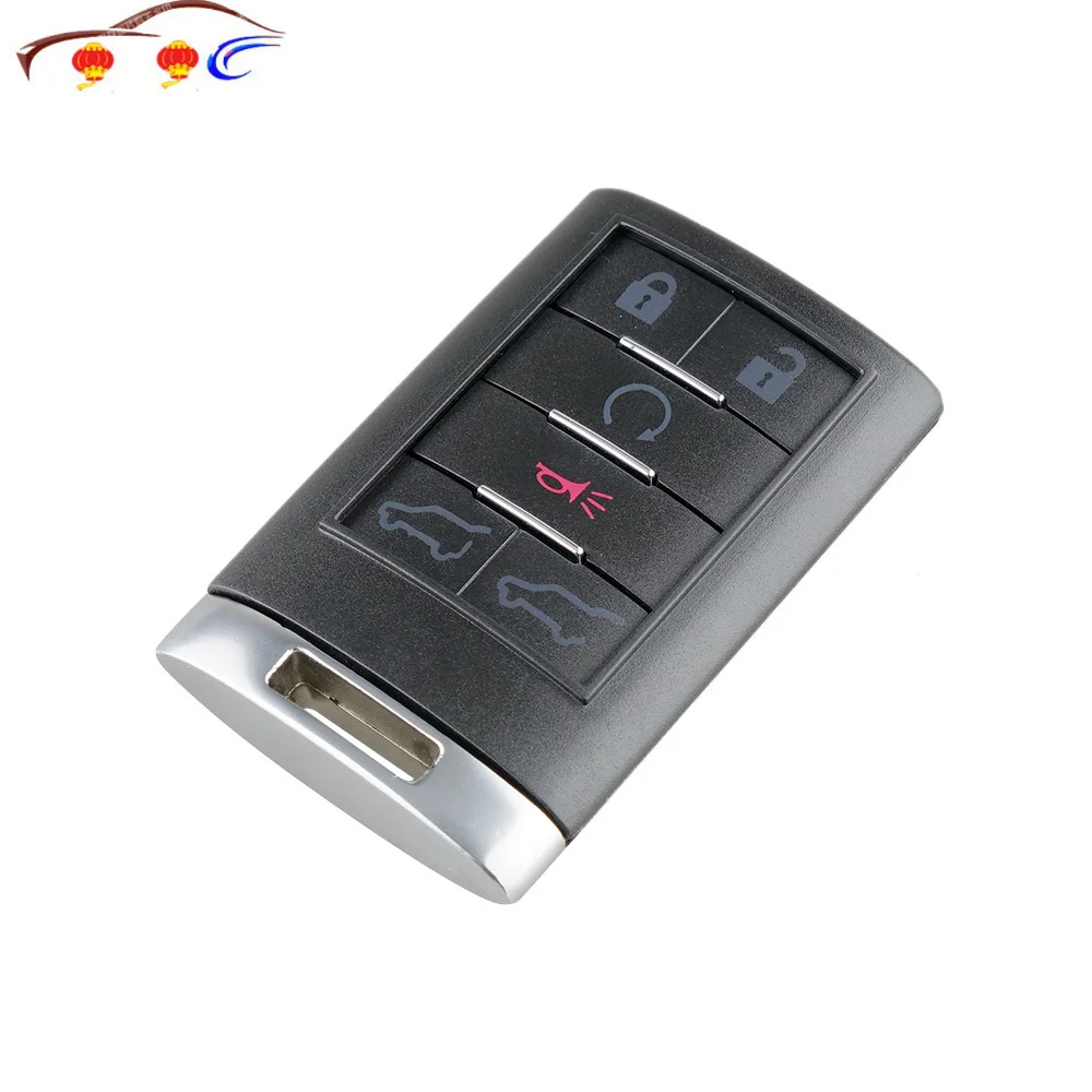 New Replacement car key shell without small key for 2007-2014 Cadillac Escalade ESV EXT Remote Key Fob 6 Buttons Shell Case