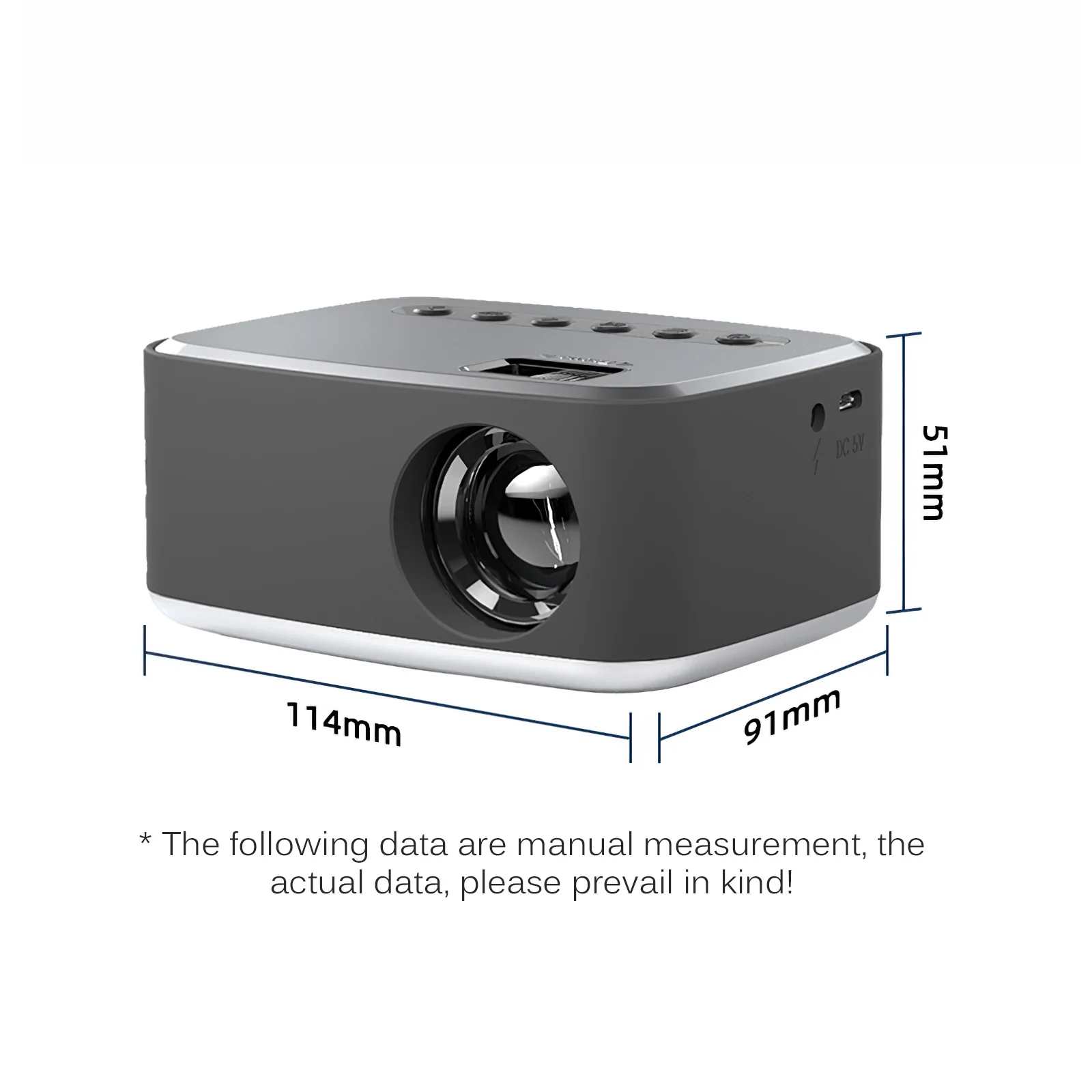 HD Mini Projector Native 1080 x 1920P LED for Android WiFi Projector Video Home Cinema 3D HDMI-compatible Movie Game Proyector