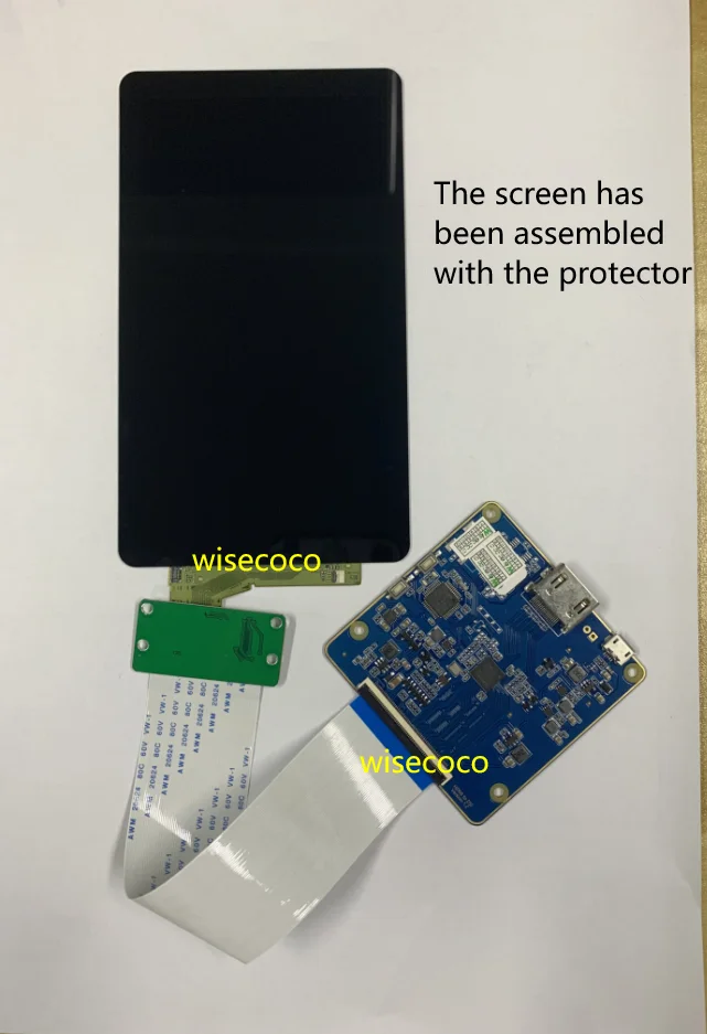 removed backlight 3840*2160 5.5 inch 4K LCD screen display with  MIPI controller board for 3D printer