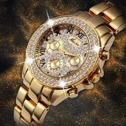 MISSFOX orologio da donna impermeabile antiurto di lusso da donna Ar braccialetti per orologi in metallo strass Bu orologi economici Dropshipping