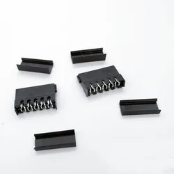 30PCS Pierce Type SATA male/Naked 15Pin Plastic Shell With 180 Or 90 Degrees Cap For PC ATX Hard Disk Connectors Housing