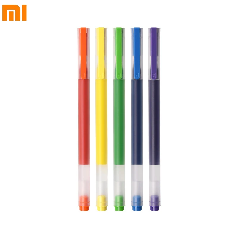 Original Xiaomi MI Gel Pen 0.5MM Color Ink Set Pens Super Durable Colorful Writing Sign Pen Office School Stationery Supplies