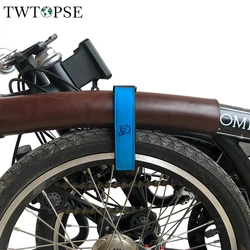 TWTOPSE Cycling Bike Pants Strap For Brompton 3SIXTY PIKES Folding Bike Bicycle Frame Wheel Fixed Strap Binding Belt Hook Loop