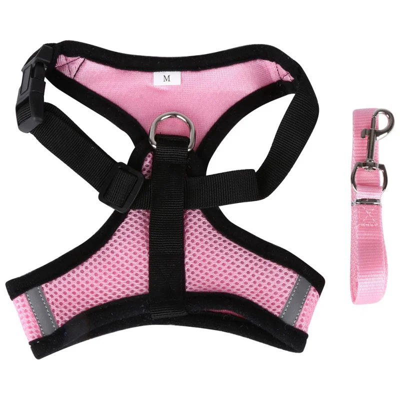 Adjustable Nylon No Pull Dog Harness Vest For Big Dog Harness Large Dog Leash XL Medium Pet Supplies Vest Pet Collar