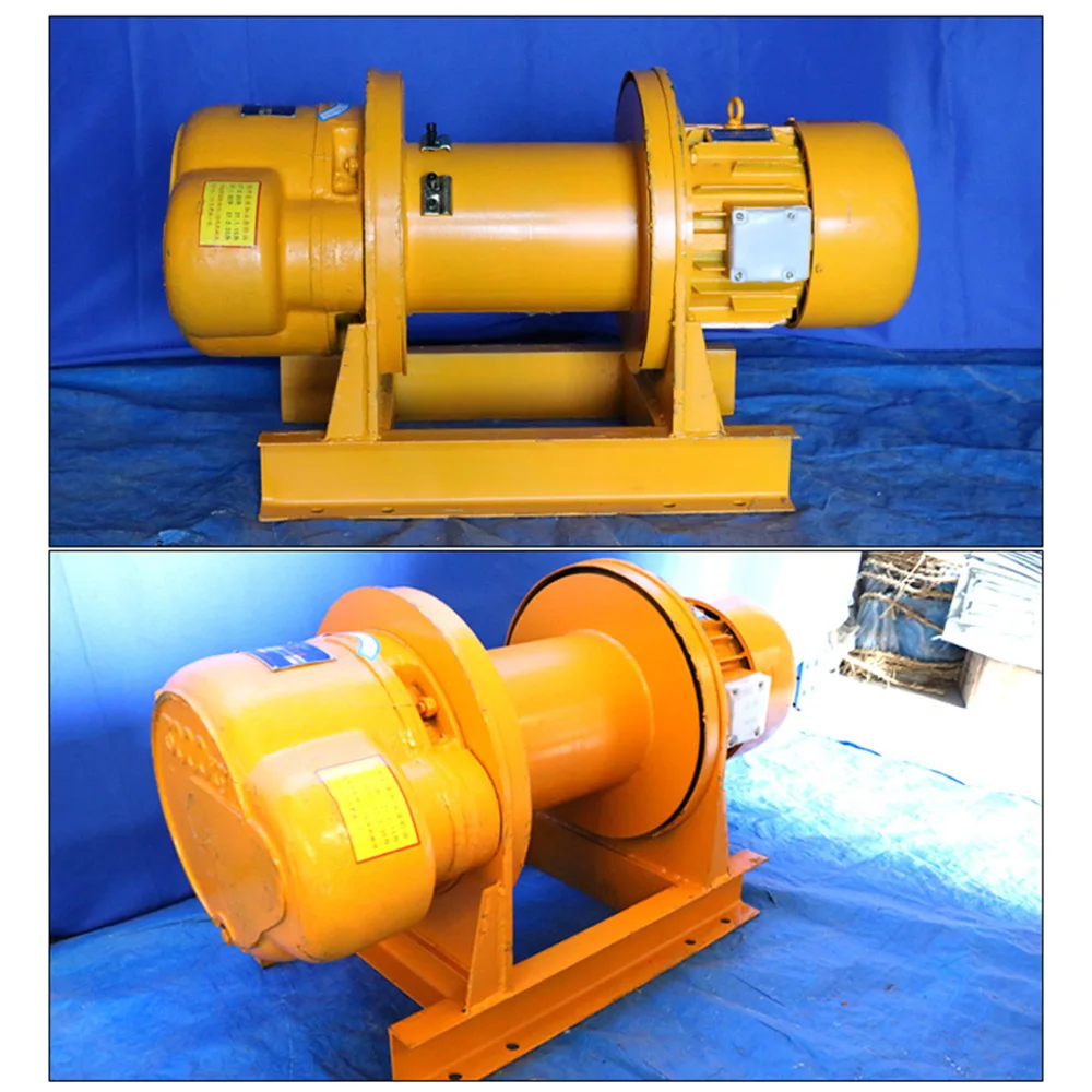 1T 380v gru elettrica industria pesante verricello strumenti paranco macchina di trazione argano per il sollevamento di merci