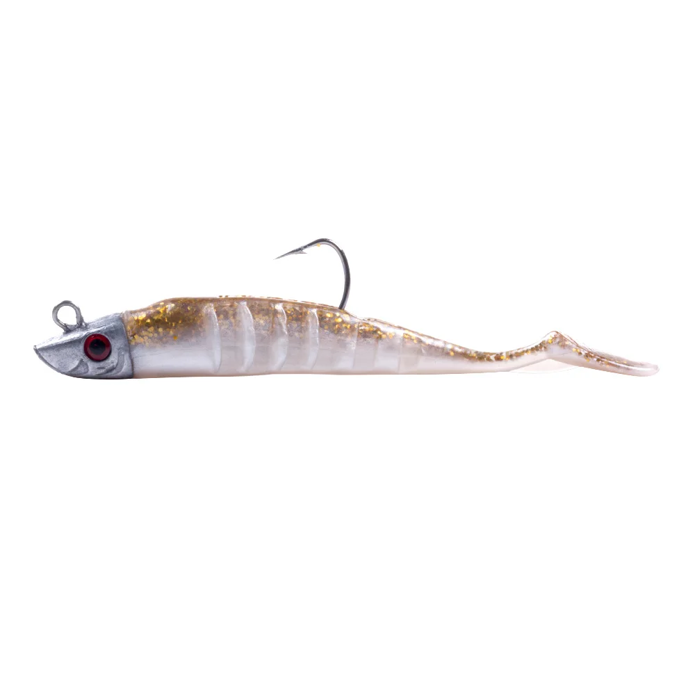 HENGJIA Jigging-Kopf, weicher Silikon-Köder, Wobbler, 9 cm, 15 g, 11 cm, 25 g, Meeresangeln, weiche Köder, Swimbait, Peche für Bass, Hecht, Leurre – Detail 10